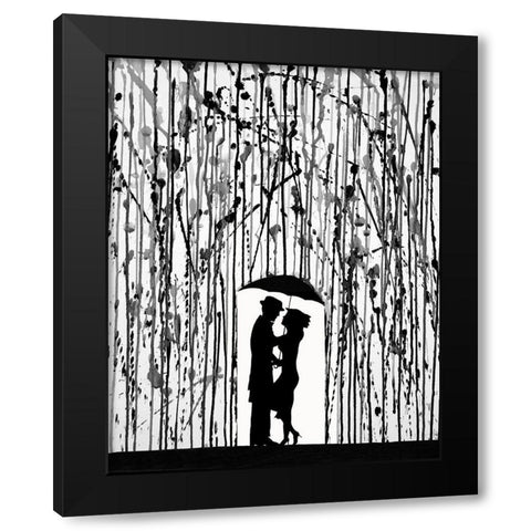 Film Noir Black Modern Wood Framed Art Print with Double Matting by Allante, Marc