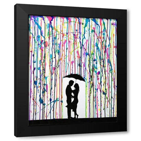 Precipice Black Modern Wood Framed Art Print by Allante, Marc