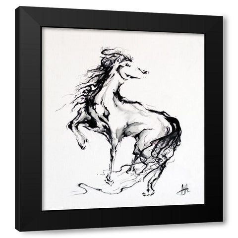 Pride Black Modern Wood Framed Art Print with Double Matting by Allante, Marc