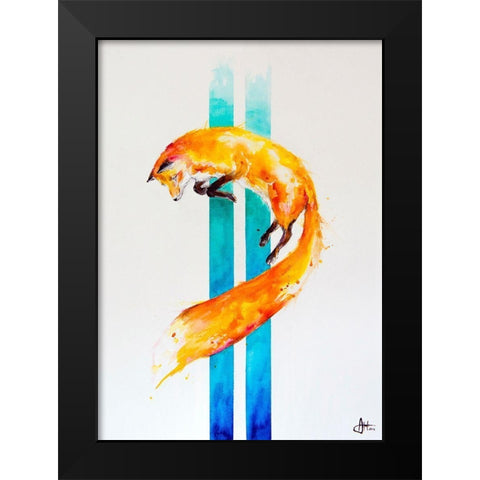 As Above-So Below Black Modern Wood Framed Art Print by Allante, Marc