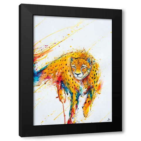Atalanta Black Modern Wood Framed Art Print with Double Matting by Allante, Marc