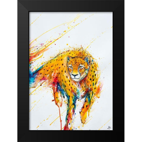 Atalanta Black Modern Wood Framed Art Print by Allante, Marc