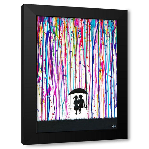 Days Gone By Black Modern Wood Framed Art Print with Double Matting by Allante, Marc