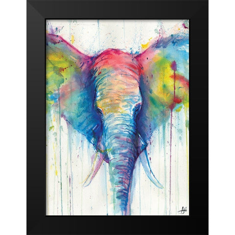 Caeli Black Modern Wood Framed Art Print by Allante, Marc