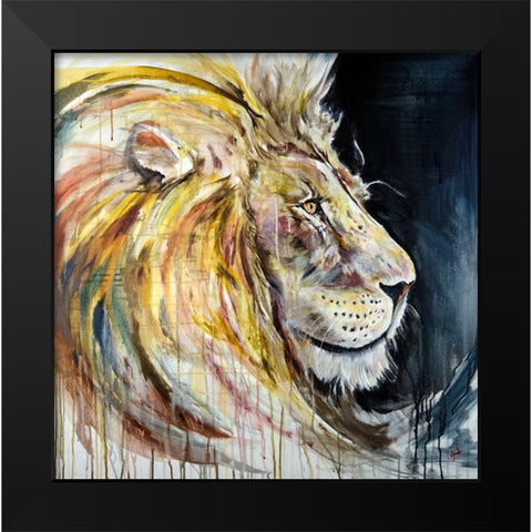 Heavy Lies The Head That Wears the Crown Black Modern Wood Framed Art Print by Allante, Marc
