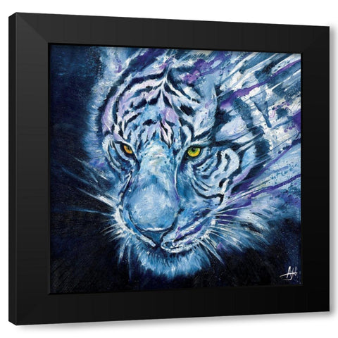 Nightstalker Black Modern Wood Framed Art Print by Allante, Marc