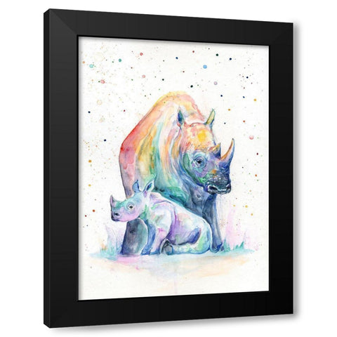Shelter Black Modern Wood Framed Art Print by Allante, Marc