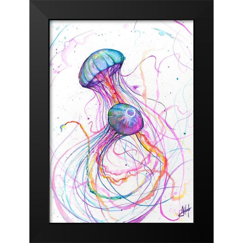 You So Jelly Black Modern Wood Framed Art Print by Allante, Marc