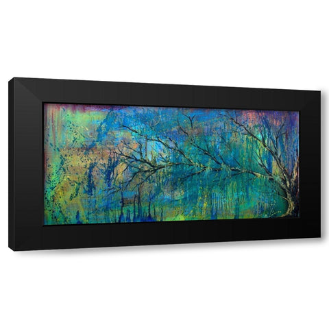 Prelude to Spring Tree Black Modern Wood Framed Art Print with Double Matting by Wickstrom, Martin
