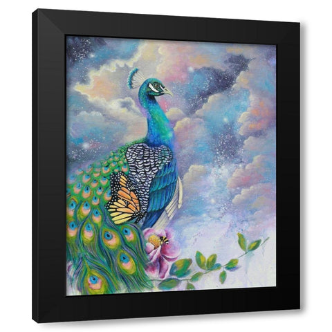 Let Your Light Shine Black Modern Wood Framed Art Print by Wickstrom, Martin