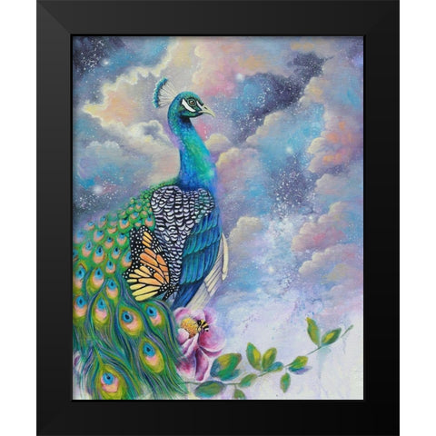 Let Your Light Shine Black Modern Wood Framed Art Print by Wickstrom, Martin