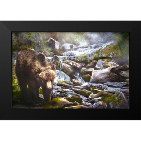 000_0002 Black Modern Wood Framed Art Print by Murray Henderson Fine Art