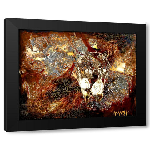 De Wolf Black Modern Wood Framed Art Print with Double Matting by Murray Henderson Fine Art