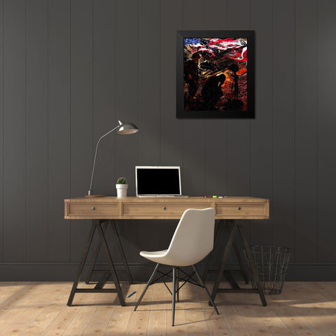 Never Forgotten Black Modern Wood Framed Art Print by Murray Henderson Fine Art