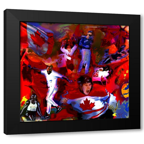 Proud Moments Black Modern Wood Framed Art Print by Murray Henderson Fine Art