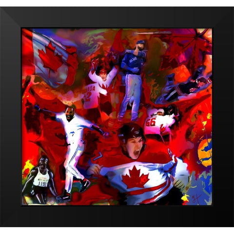 Proud Moments Black Modern Wood Framed Art Print by Murray Henderson Fine Art