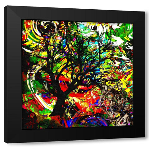 The Pack Black Modern Wood Framed Art Print with Double Matting by Murray Henderson Fine Art
