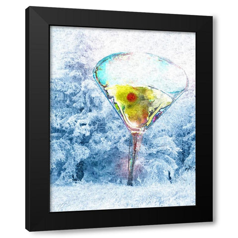Wintini Black Modern Wood Framed Art Print by Murray Henderson Fine Art