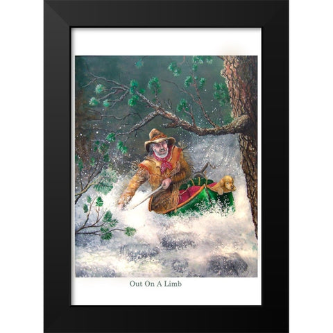 Canue 13-19 Readyweb Black Modern Wood Framed Art Print by Murray Henderson Fine Art