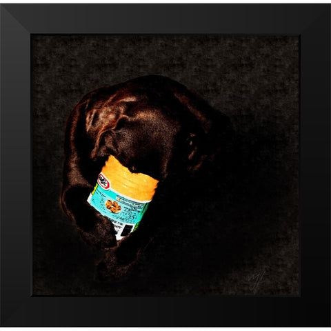 Chocolate And Peanutbutter Black Modern Wood Framed Art Print by Murray Henderson Fine Art