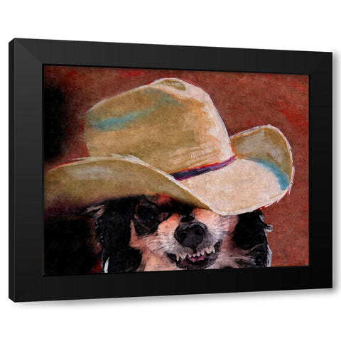 What Chawawa Lookin At Black Modern Wood Framed Art Print with Double Matting by Murray Henderson Fine Art