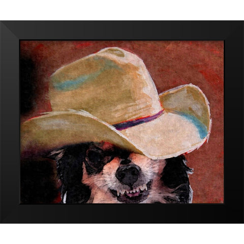 What Chawawa Lookin At Black Modern Wood Framed Art Print by Murray Henderson Fine Art