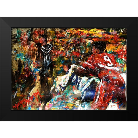 Gordie Black Modern Wood Framed Art Print by Murray Henderson Fine Art