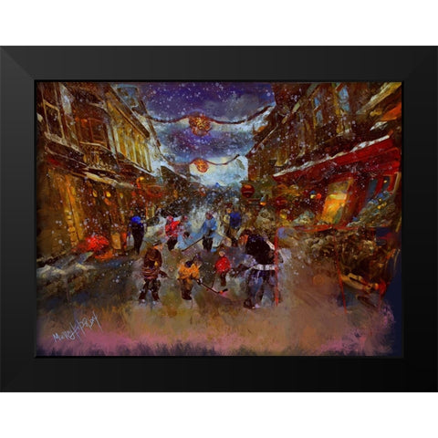 Untitled_Artwork (12) Black Modern Wood Framed Art Print by Murray Henderson Fine Art