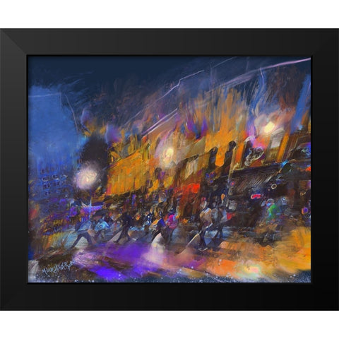 Untitled_Artwork (13) Black Modern Wood Framed Art Print by Murray Henderson Fine Art