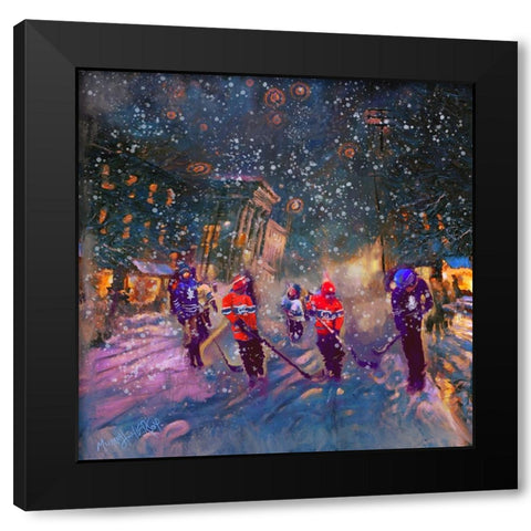 Untitled_Artwork (14) Black Modern Wood Framed Art Print by Murray Henderson Fine Art