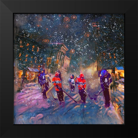 Untitled_Artwork (14) Black Modern Wood Framed Art Print by Murray Henderson Fine Art