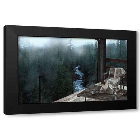 Untitled_Artwork (16) Black Modern Wood Framed Art Print with Double Matting by Murray Henderson Fine Art