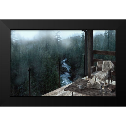 Untitled_Artwork (16) Black Modern Wood Framed Art Print by Murray Henderson Fine Art