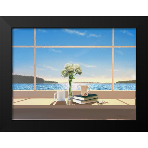 Untitled_Artwork (20) Black Modern Wood Framed Art Print by Murray Henderson Fine Art