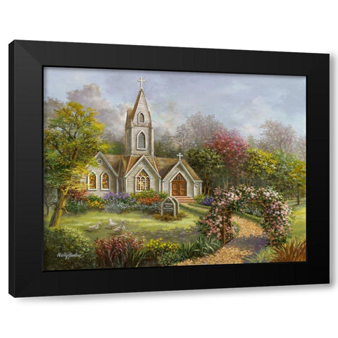 Worship in its Glory Black Modern Wood Framed Art Print with Double Matting by Boehme, Nicky