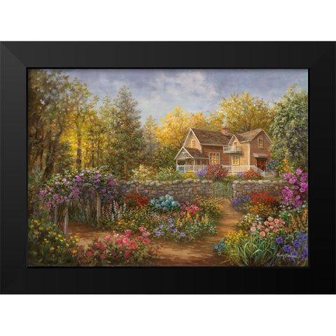 A Pathway of Color Black Modern Wood Framed Art Print by Boehme, Nicky
