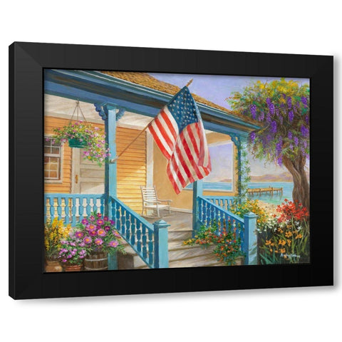 My Home Sweet Home Black Modern Wood Framed Art Print with Double Matting by Boehme, Nicky
