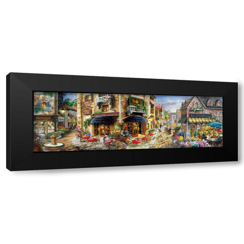 Late Afternoon in Italy Black Modern Wood Framed Art Print by Boehme, Nicky