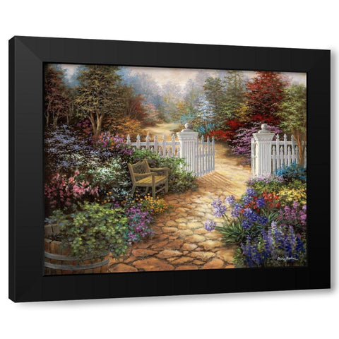 Gateway To Enchantment Black Modern Wood Framed Art Print by Boehme, Nicky