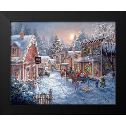 Good Old Days Black Modern Wood Framed Art Print by Boehme, Nicky