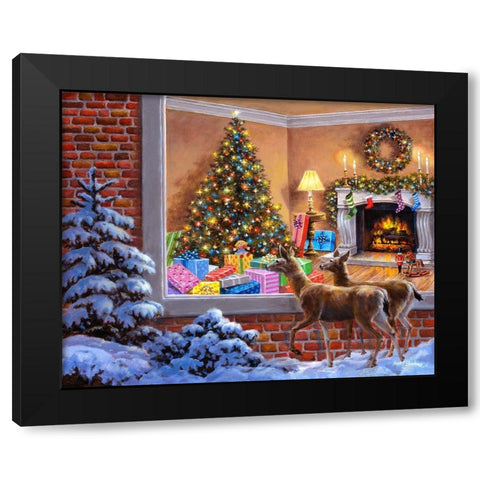 You Better Be Good Black Modern Wood Framed Art Print by Boehme, Nicky