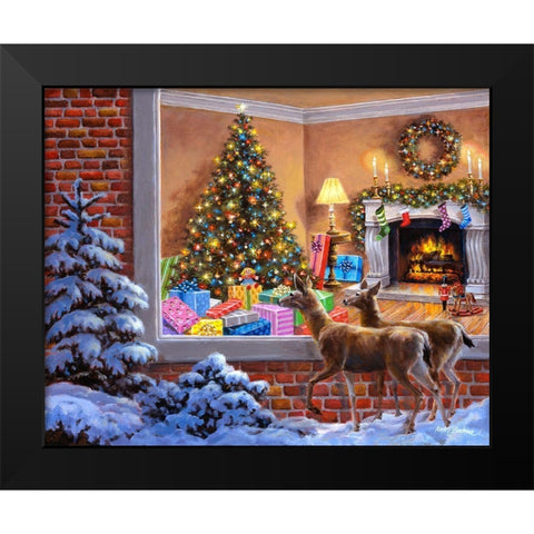 You Better Be Good Black Modern Wood Framed Art Print by Boehme, Nicky