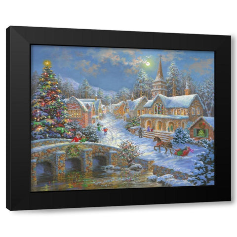 Heaven On Earth 2 Black Modern Wood Framed Art Print with Double Matting by Boehme, Nicky