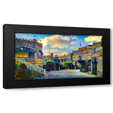 Guanajuato Mexico Castillo de Santa Cecilia interior Black Modern Wood Framed Art Print by Gavidia, Pedro