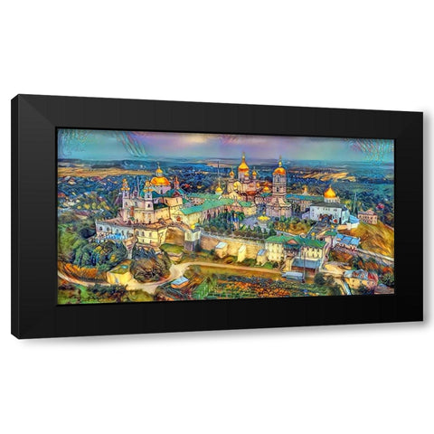 Kyiv Ukraine Kyiv Pechersk Lavra Monastery of the Caves Black Modern Wood Framed Art Print by Gavidia, Pedro