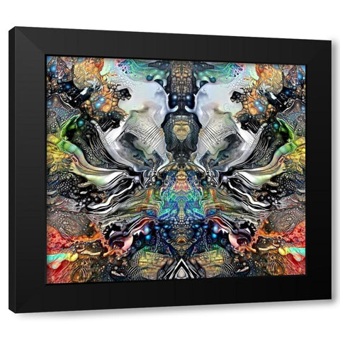 Legacy Plume Black Modern Wood Framed Art Print by Gavidia, Pedro