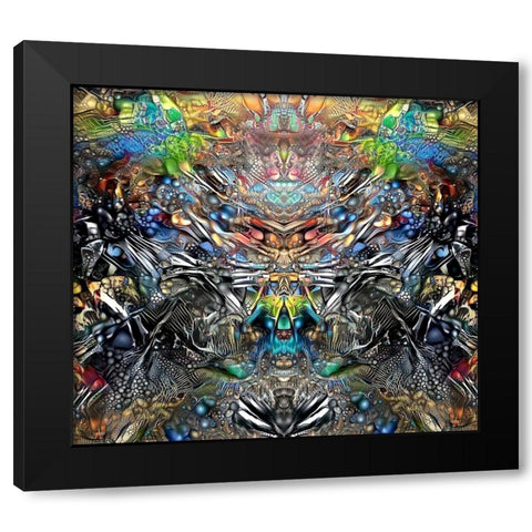 Resurrection Black Modern Wood Framed Art Print by Gavidia, Pedro
