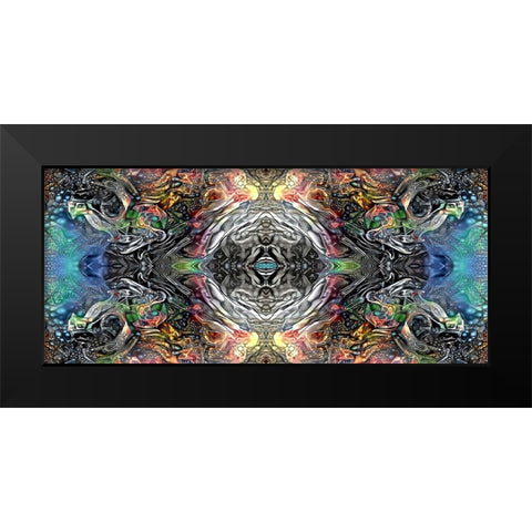 The Origin of the Universe Black Modern Wood Framed Art Print by Gavidia, Pedro