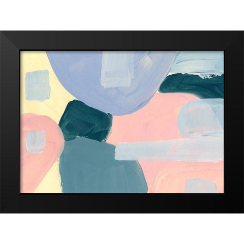 Pastel Palette 4 Black Modern Wood Framed Art Print by Randy Noble Fine Art