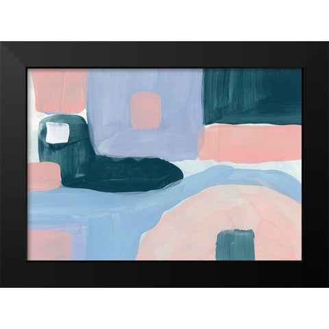 Pastel Palette 5 Black Modern Wood Framed Art Print by Randy Noble Fine Art